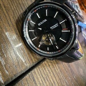 Bulova Black Dial Automatic Watch